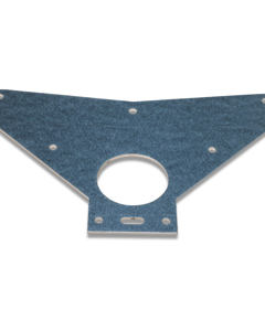 Holding plate f/support angle a/AM-tube KV/EV1500/AVECH II.1